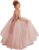 OFIMAN Flower Girl Prom Dress Pageant Communion Party Dresses for Wedding Kids Princess Tulle Ball Gowns
