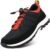 UOVO Boys Trainers Kids Walking Shoes Low-Top Sneakers Children Running Shoes Black Shoes Size 13UK(32EU) to 5UK(38EU)